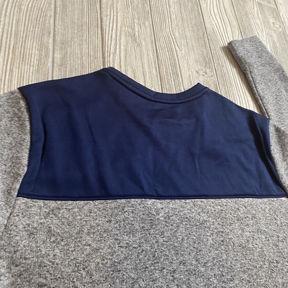 NHL Columbus Blue Jackets Logo Crewneck Pullover Sweatshirt Mens M Gray Blue New - Picture 7 of 11